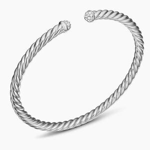 David Yurman cable flex bracelet with diamonds